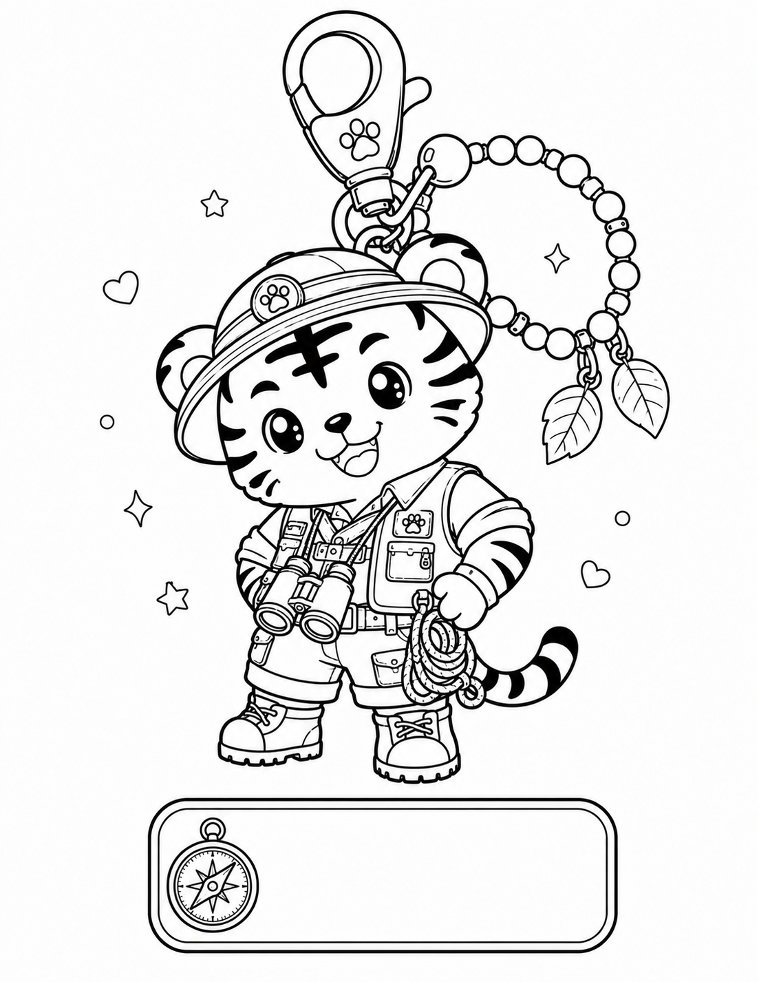 Cozy Tiger Charm Collection