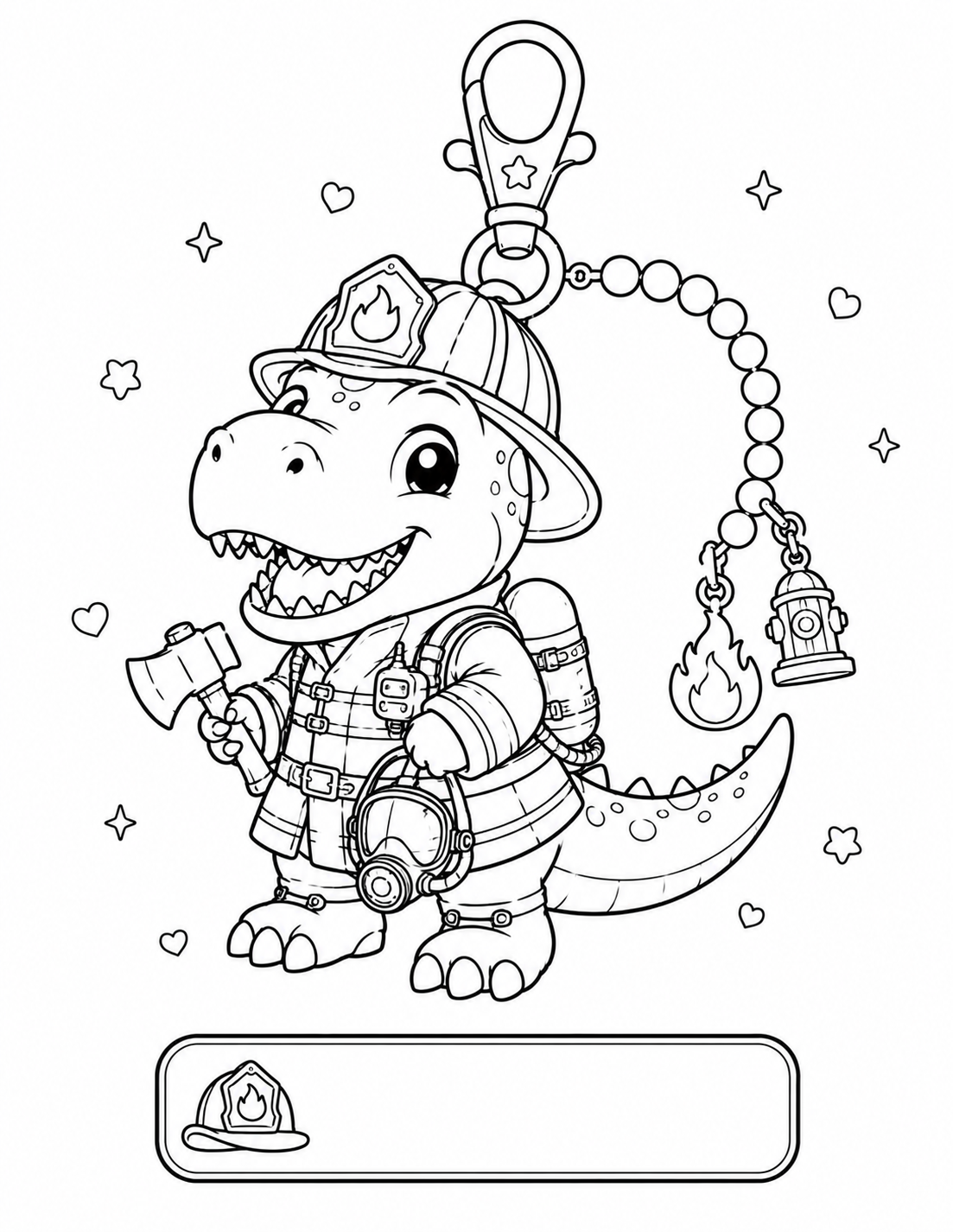 Cozy T-Rex Charm Collection