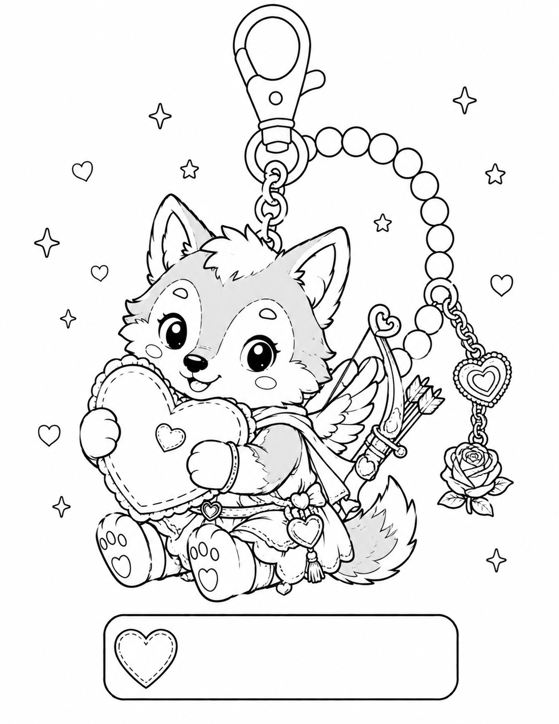 Cozy Wolf Charm Collection