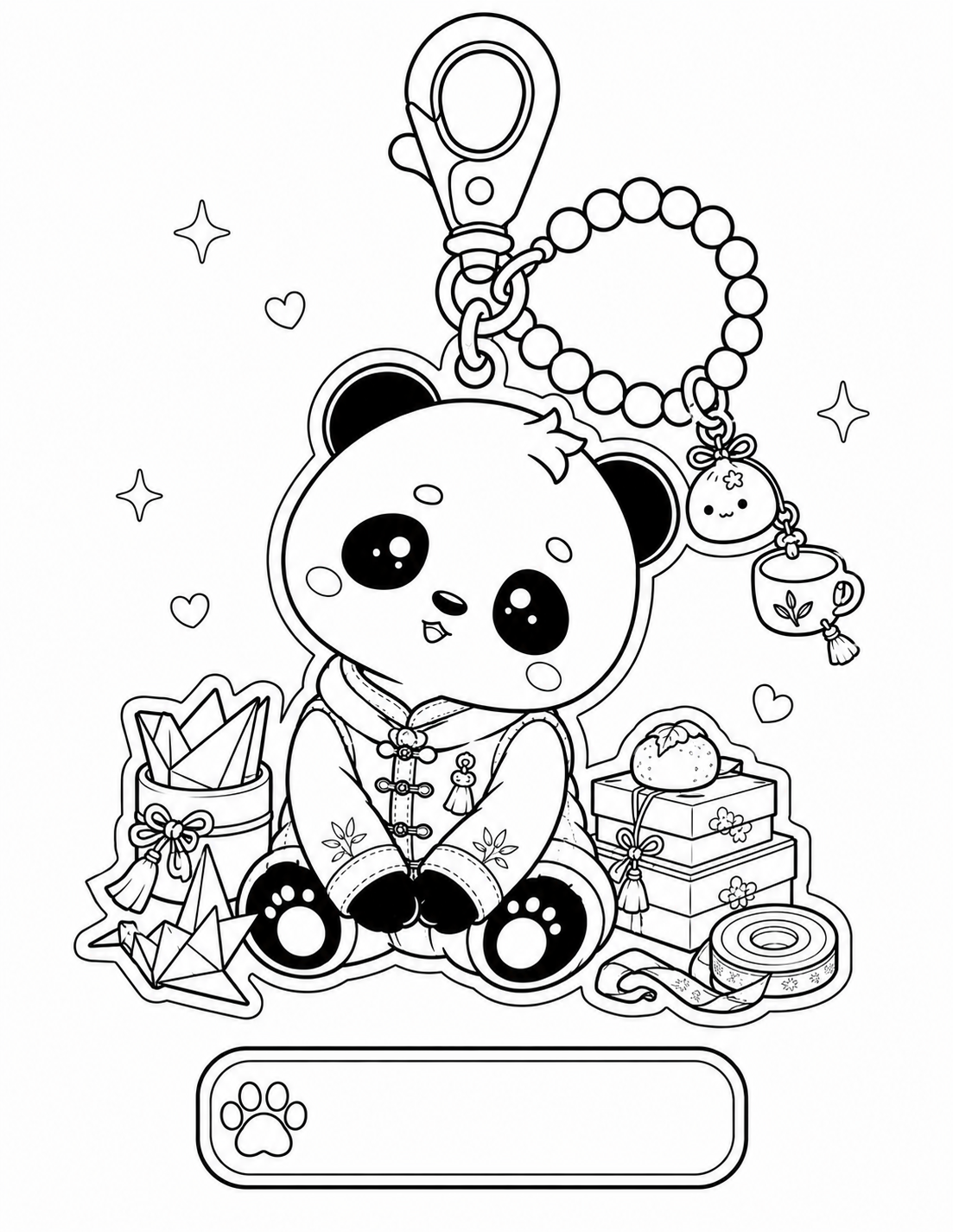 Cozy Panda Charm Collection