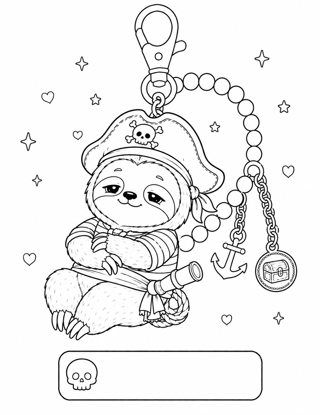 Cozy Sloth Charm Collection