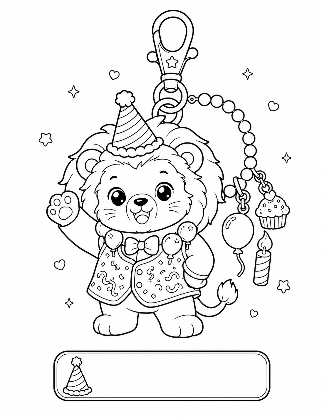 Cozy Lion Charm Collection