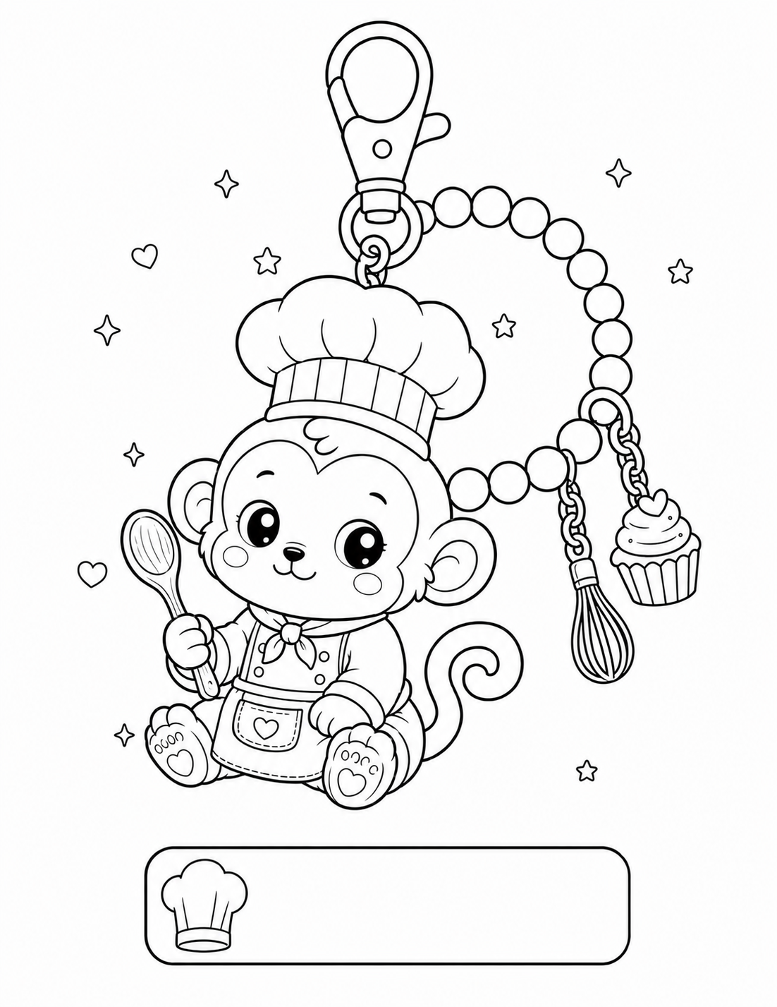 Cozy Monkey Charm Collection
