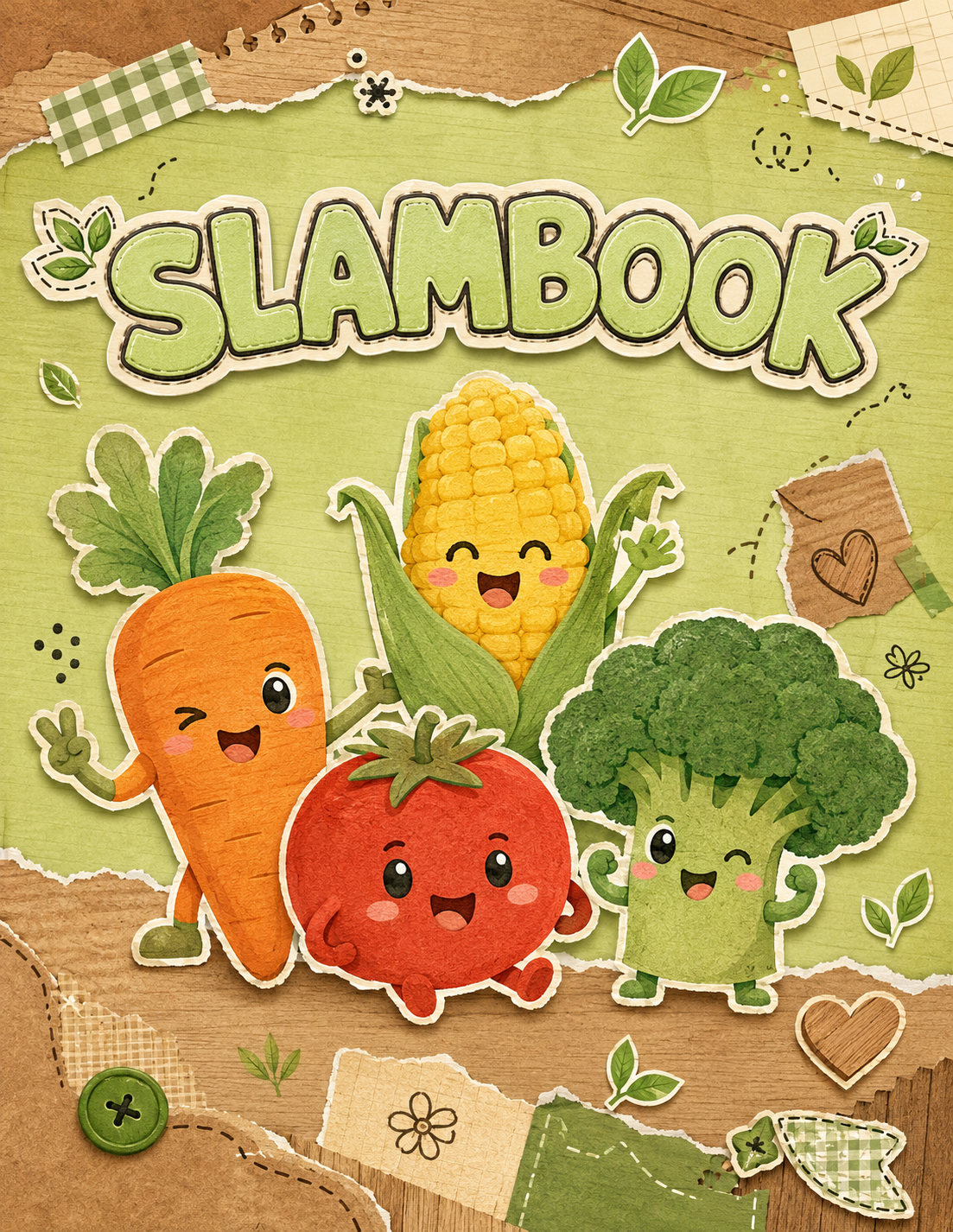 Vegetables Slambook page 1