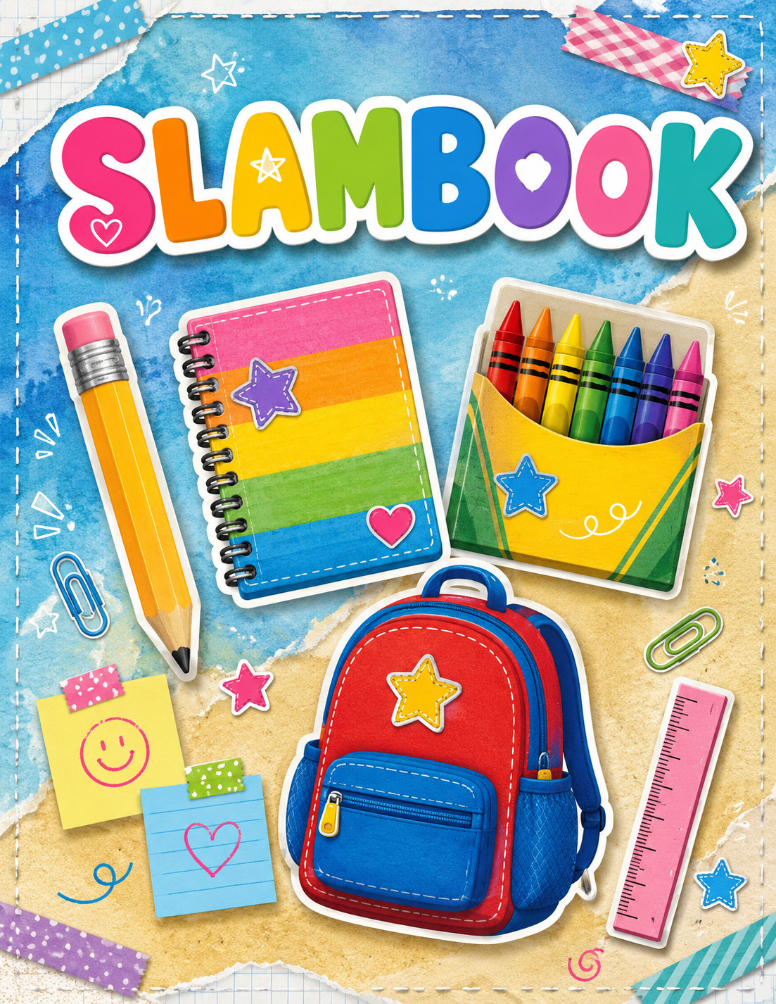 School Supplies Slambook page 1