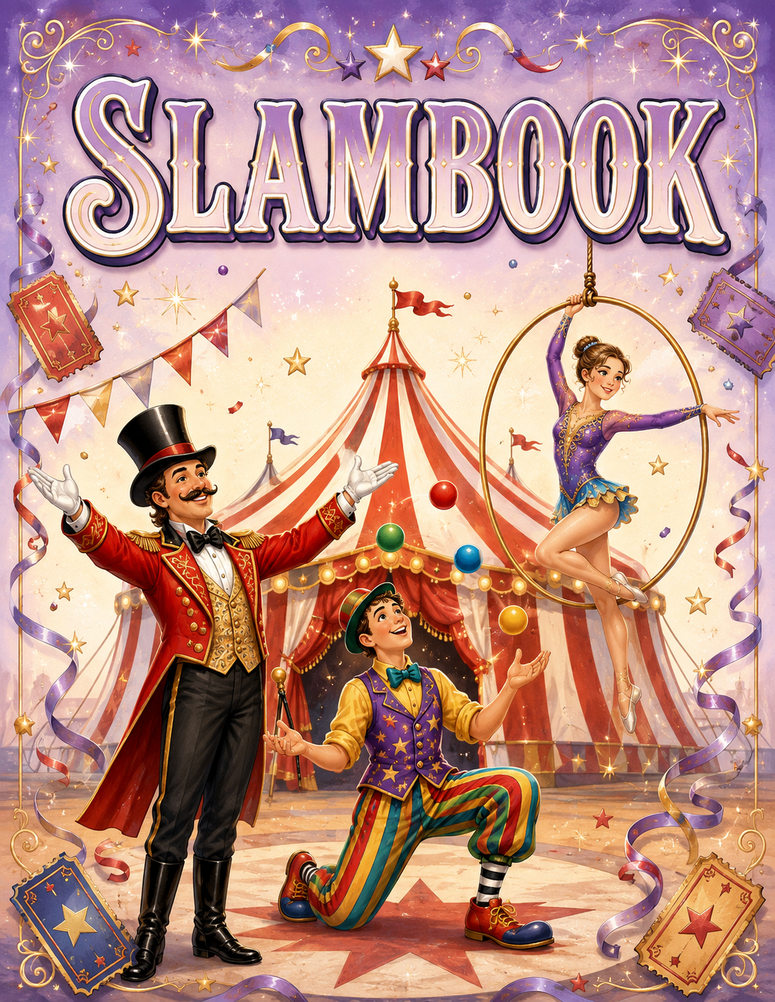 Storybook Illustration Slambook page 1