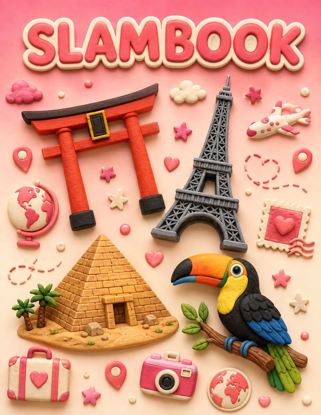 Clay / Polymer Clay Style Slambook page 1