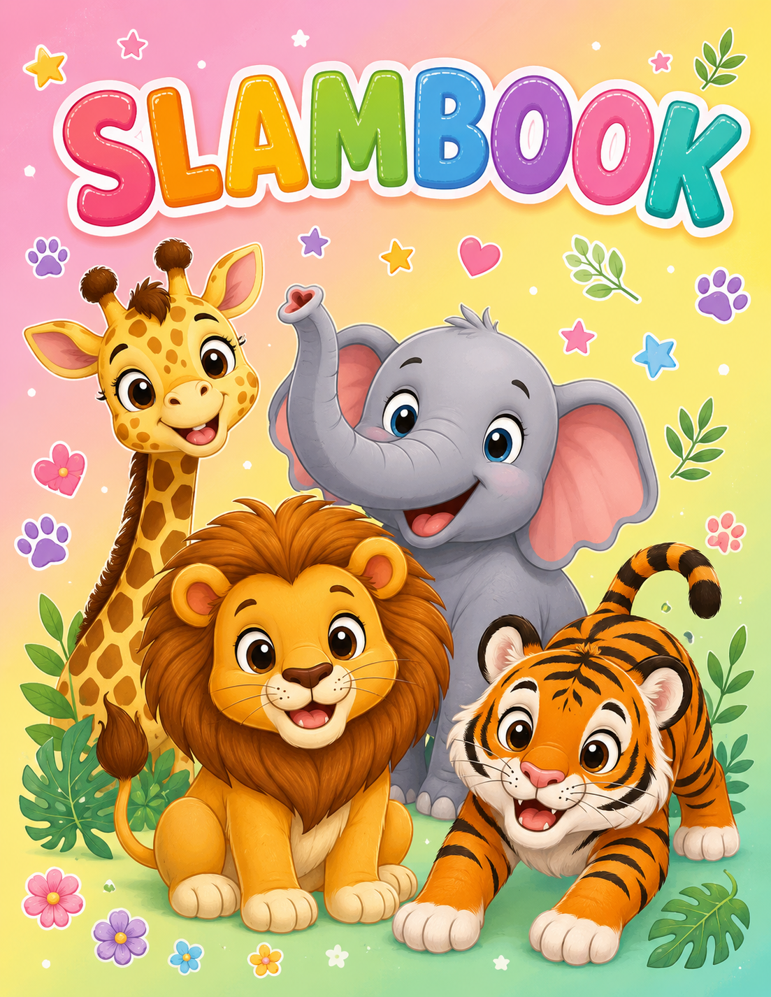 Chibi / Anime Cute Slambook preview page 01