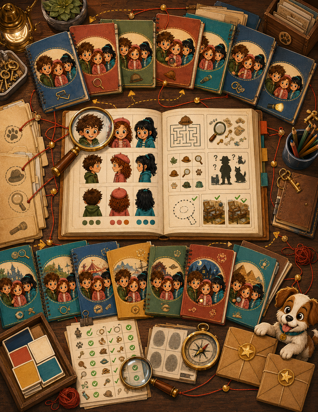 Detective Activity Book Forge product preview