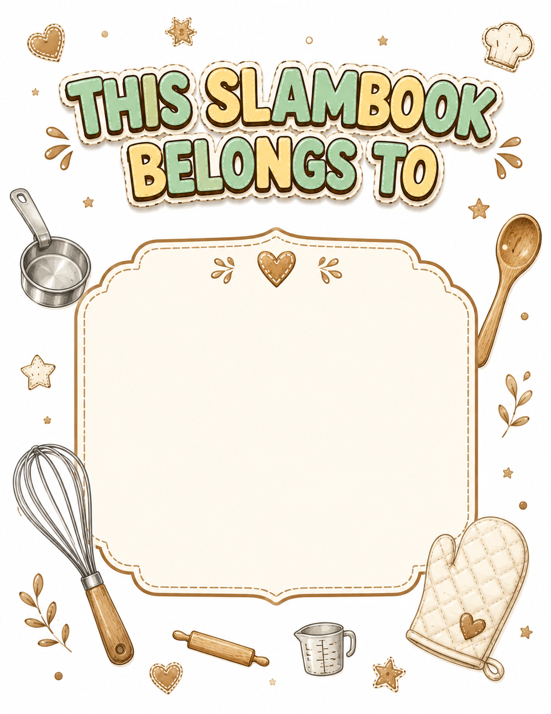 Kitchen Tools Slambook page 2