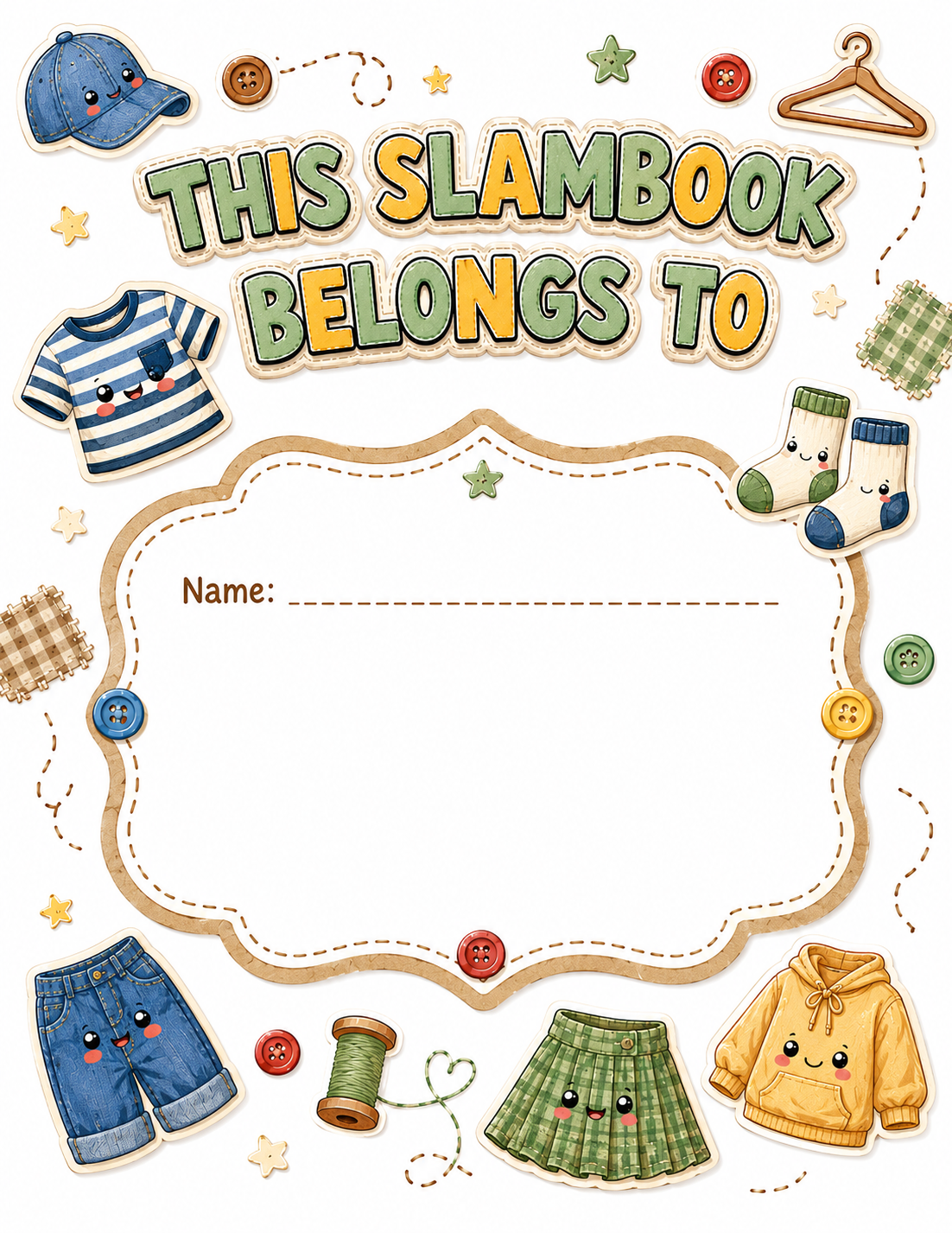 Chibi / Anime Cute Slambook page 2