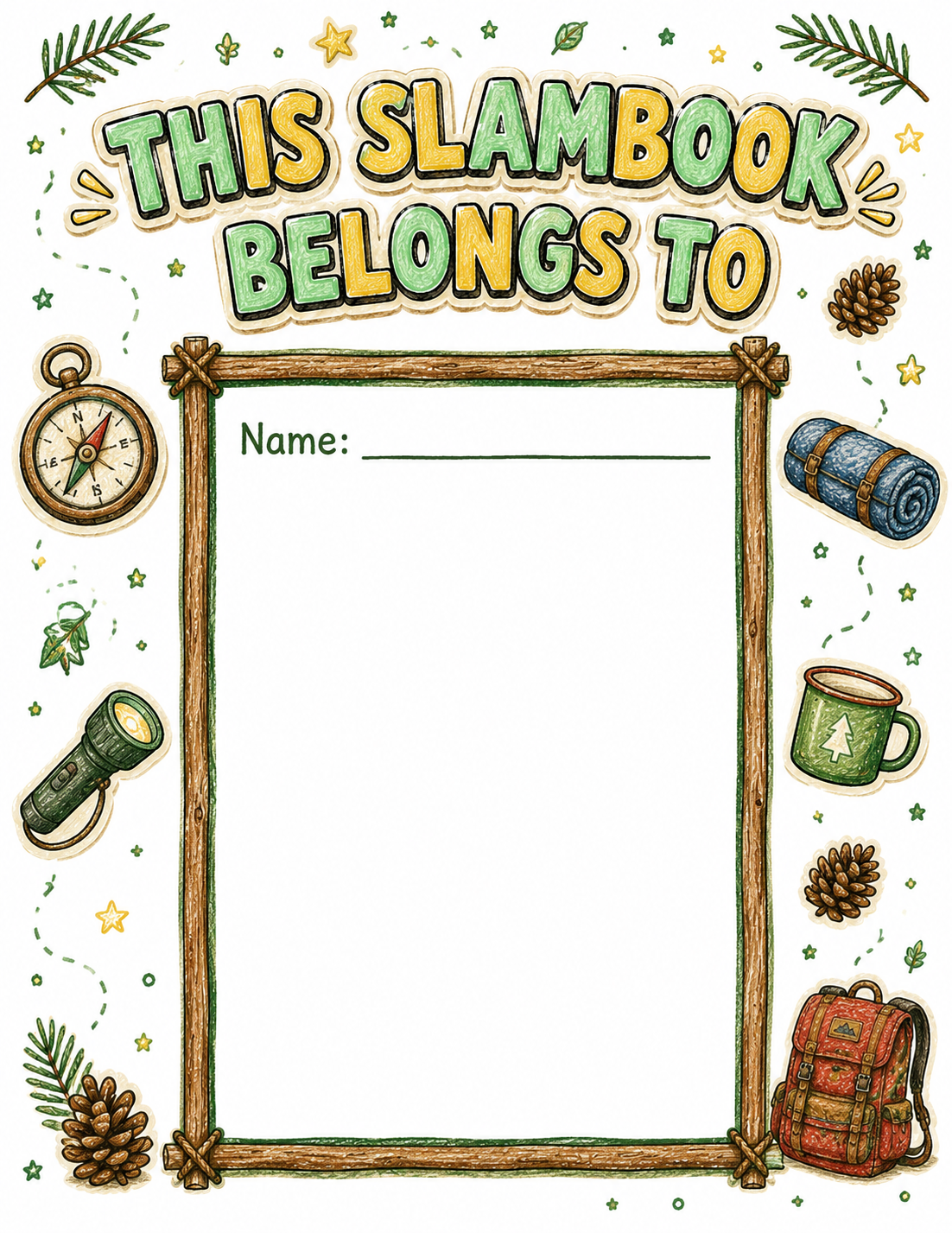 Colored Pencil / Crayon Slambook page 2
