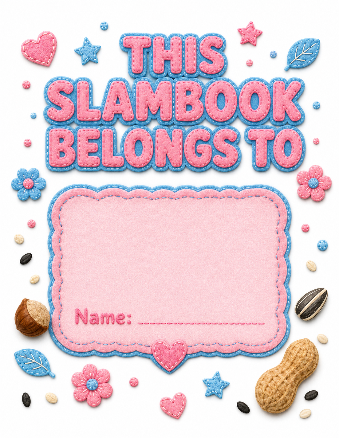 Felt / Fabric Craft Slambook page 2