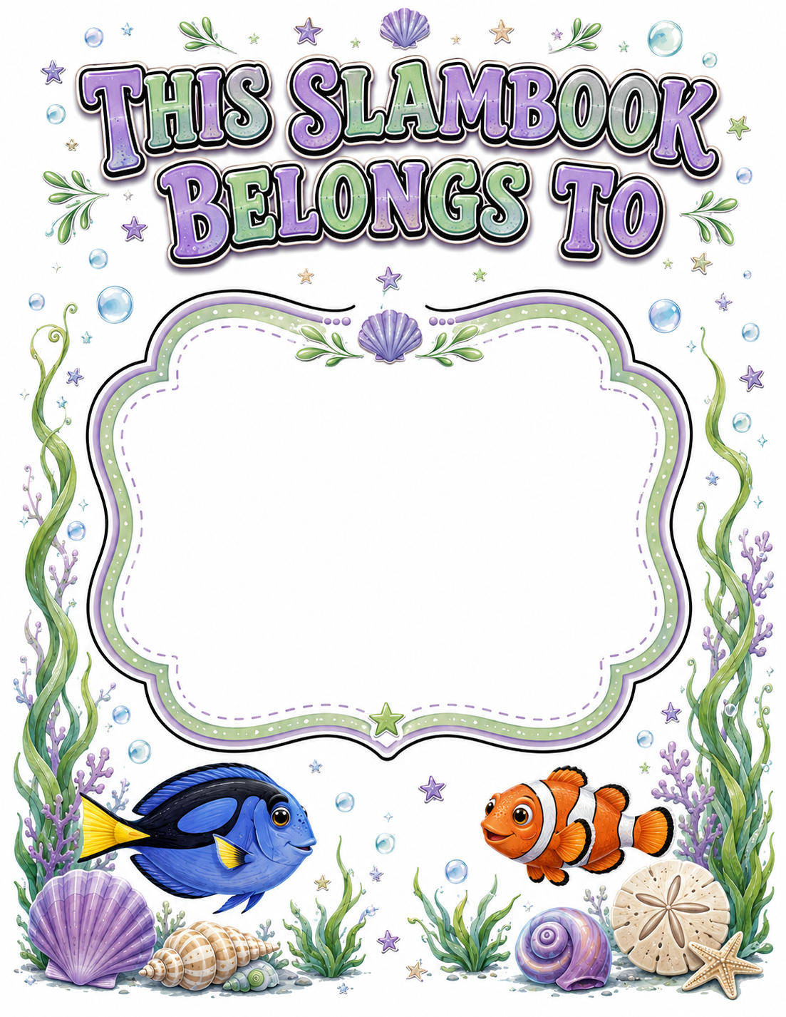 Storybook Illustration Slambook preview page 02