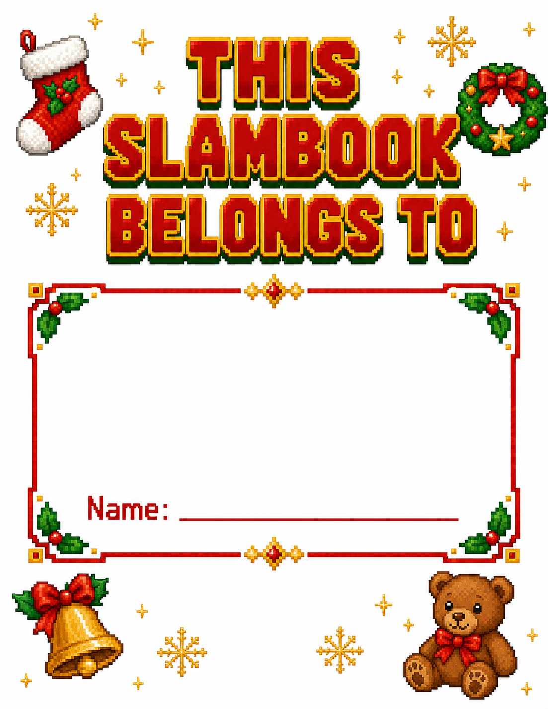 Pixel Art Slambook page 2