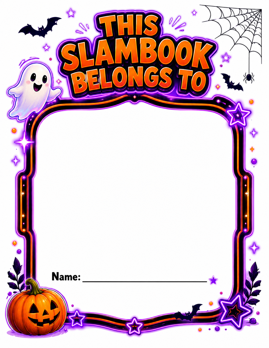 Neon Pop Slambook page 2
