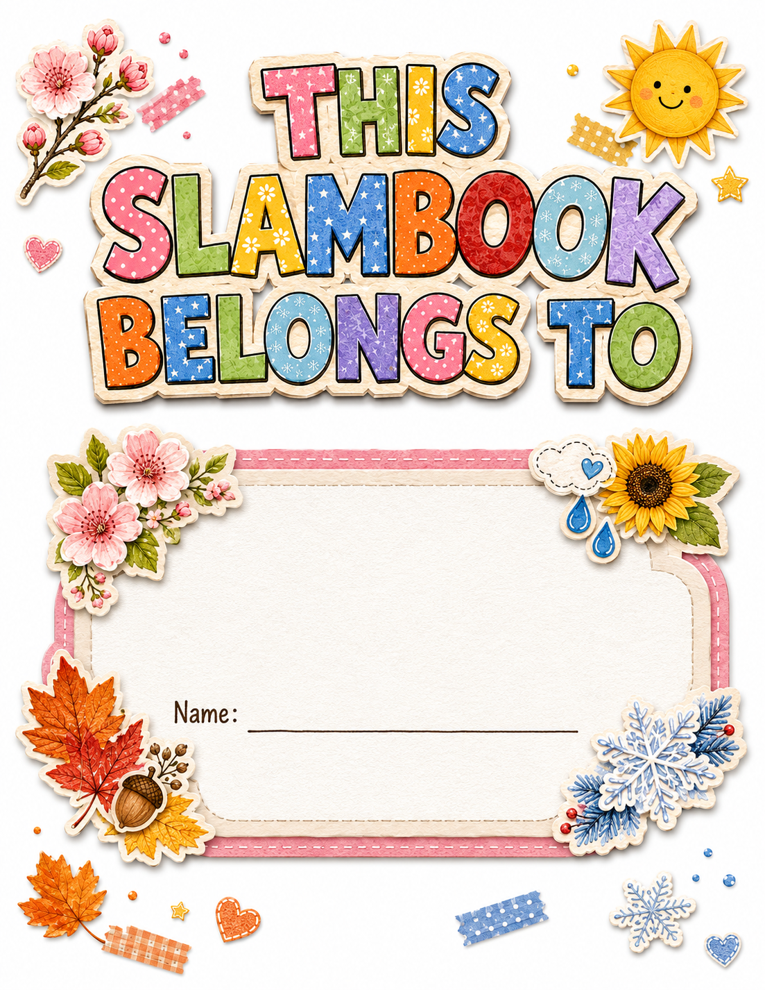 Four Seasons Slambook page 2