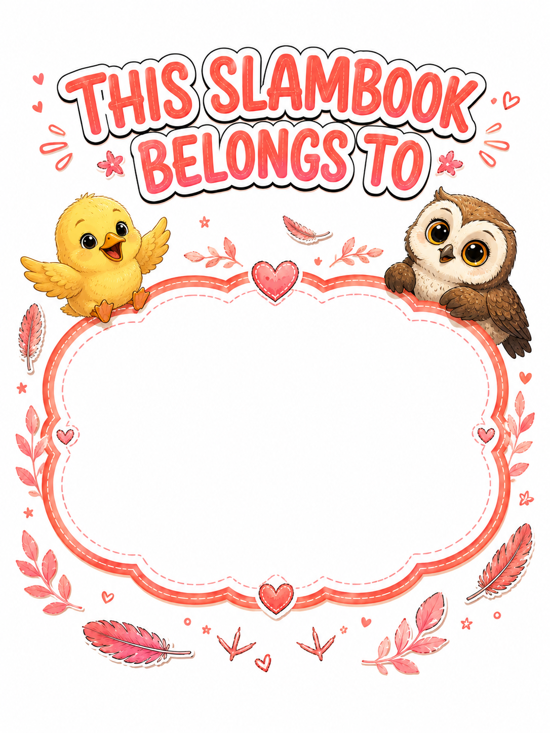 Birds Slambook page 2