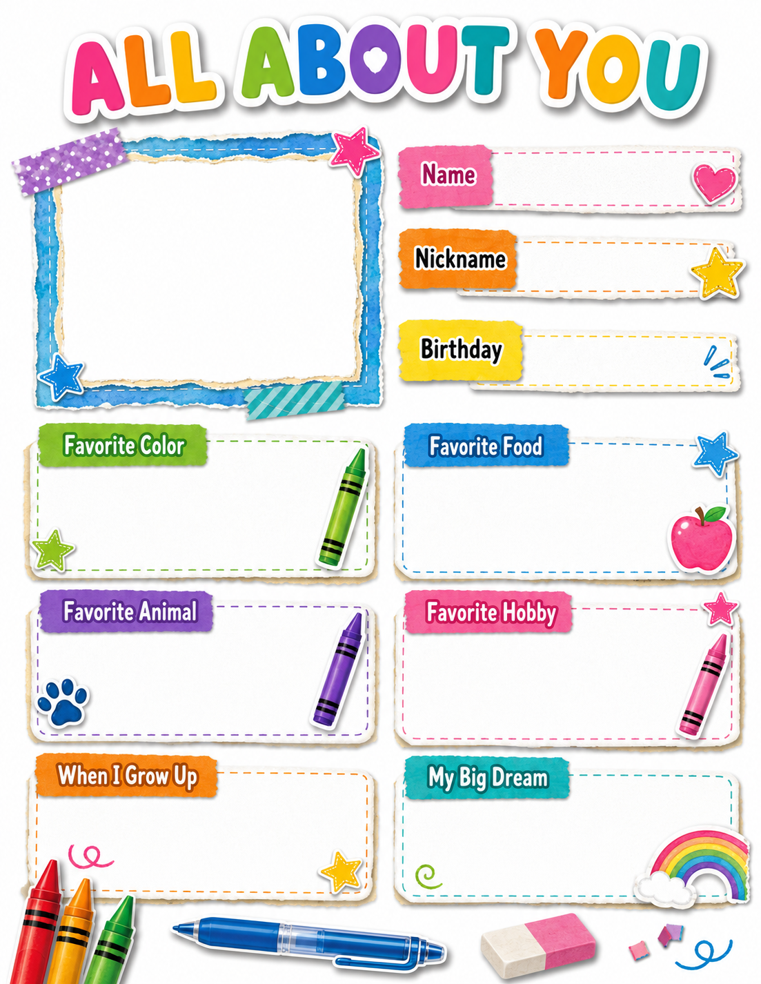 School Supplies Slambook page 3