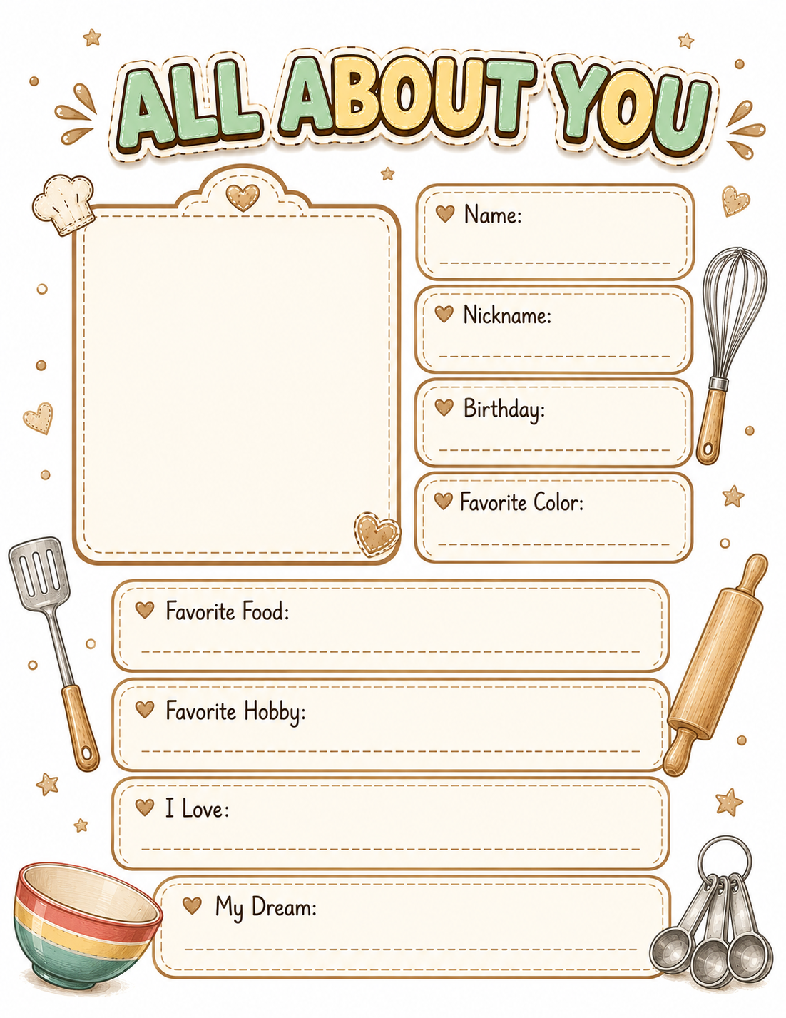 Kitchen Tools Slambook page 3