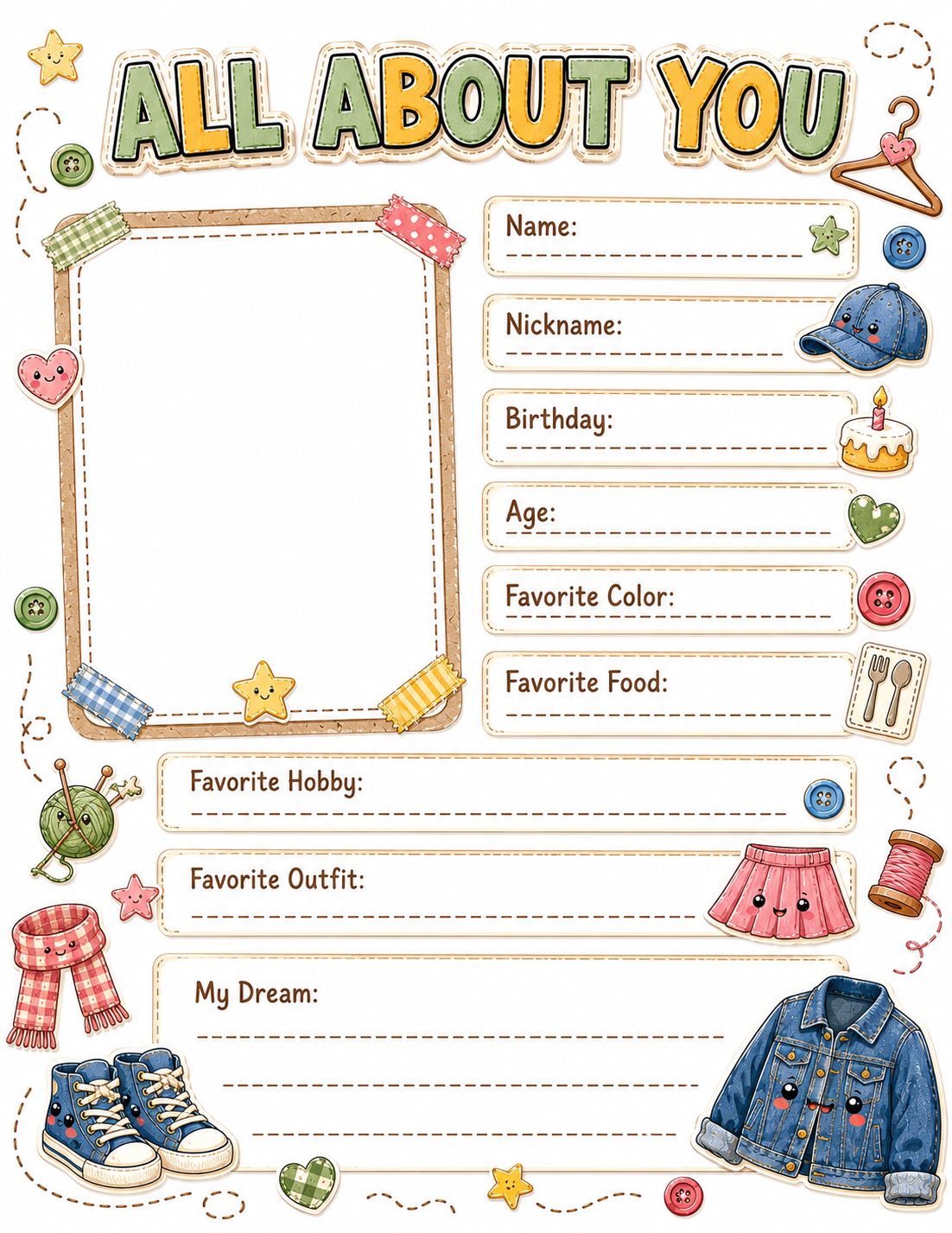 Chibi / Anime Cute Slambook page 3