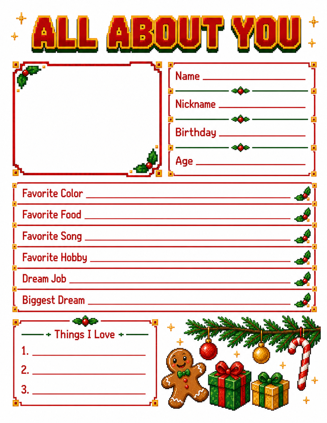 Pixel Art Slambook page 3