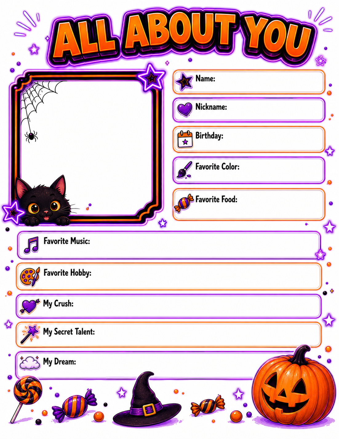 Neon Pop Slambook page 3