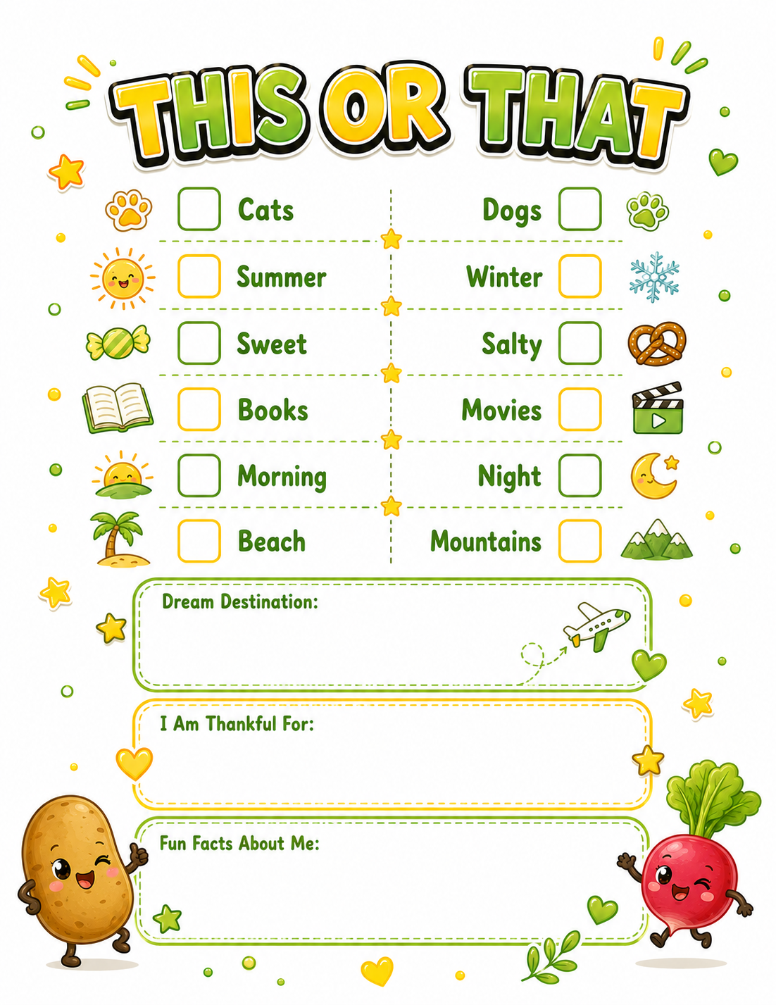 Chibi / Anime Cute Slambook page 4