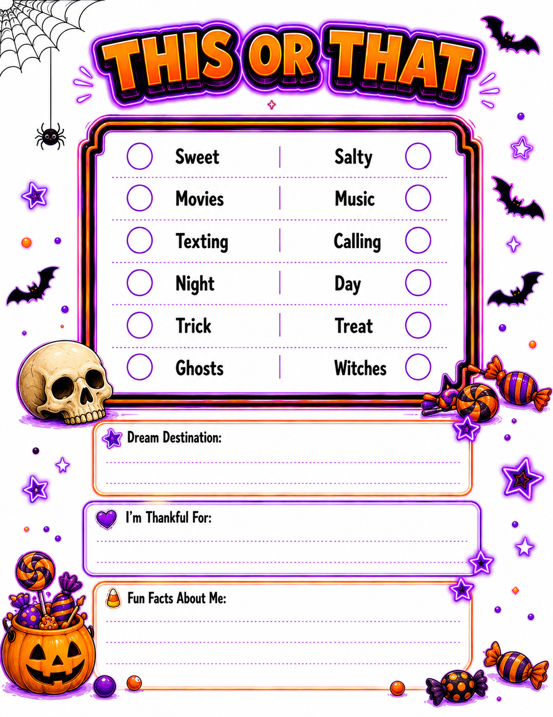 Neon Pop Slambook page 4