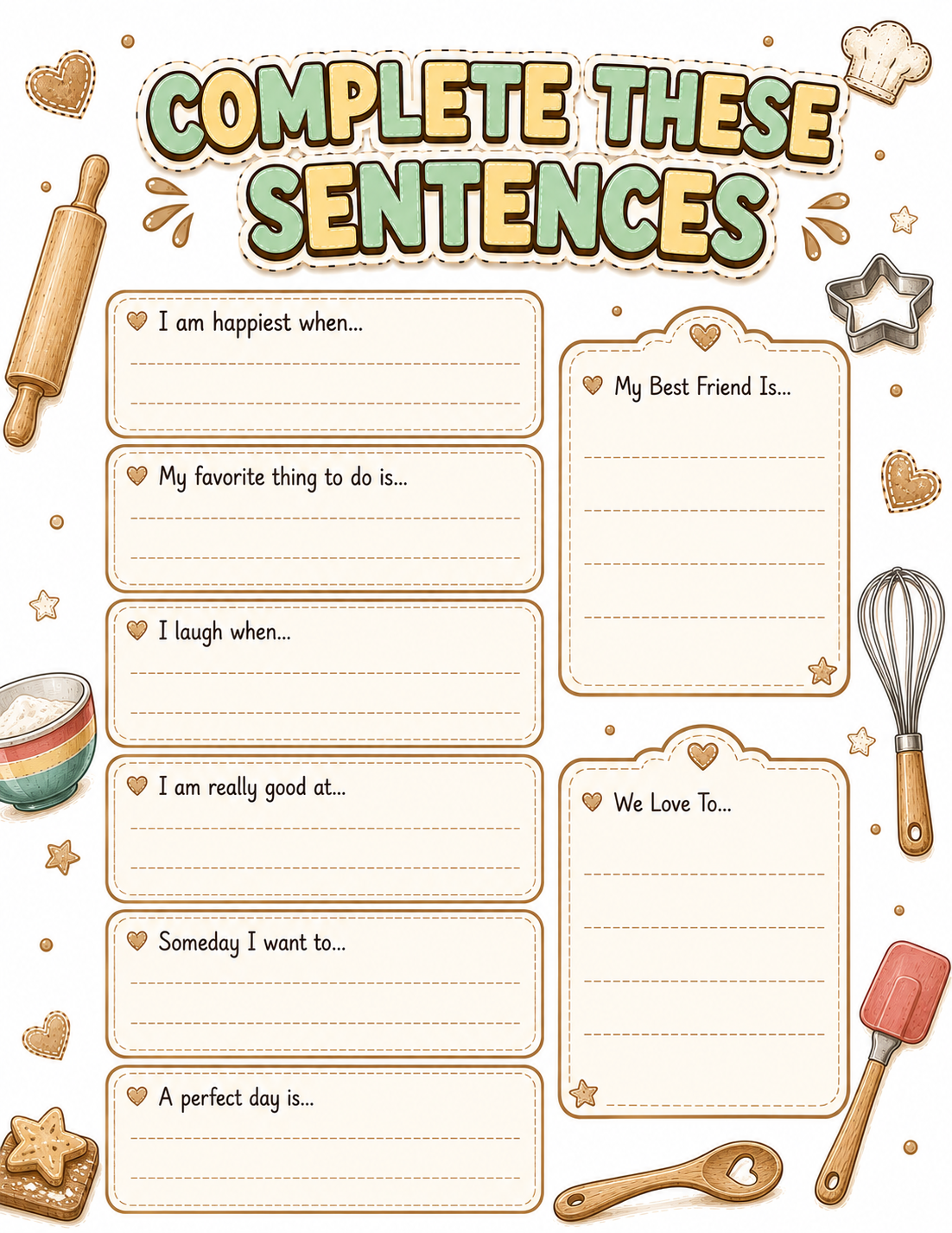 Kitchen Tools Slambook page 5