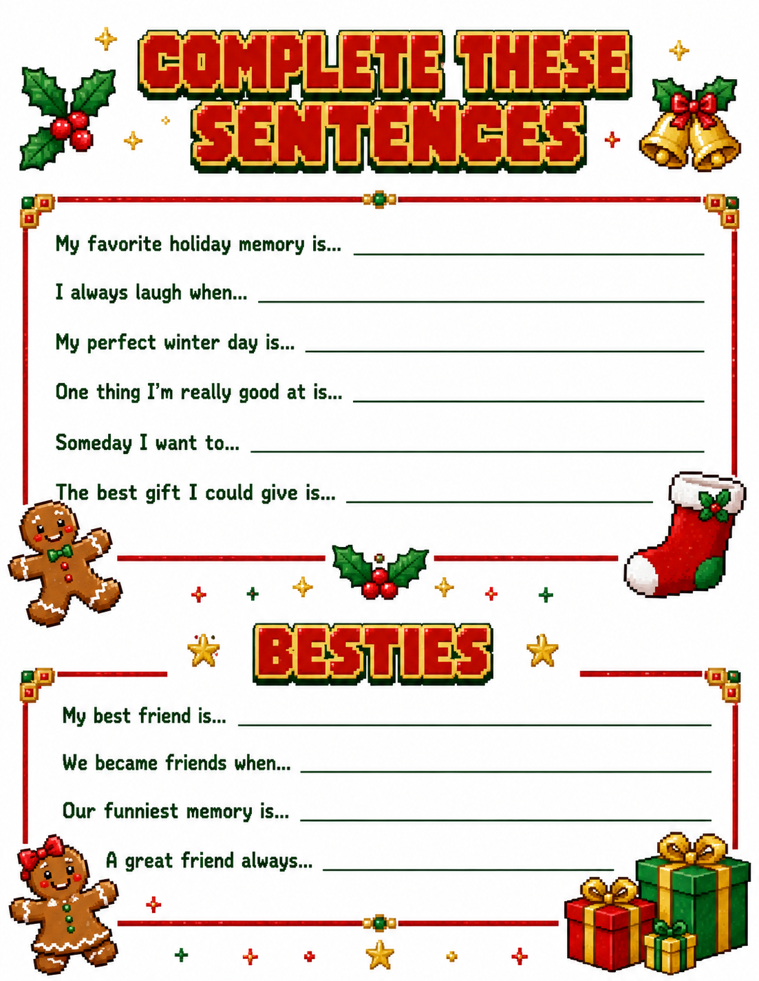 Pixel Art Slambook page 5