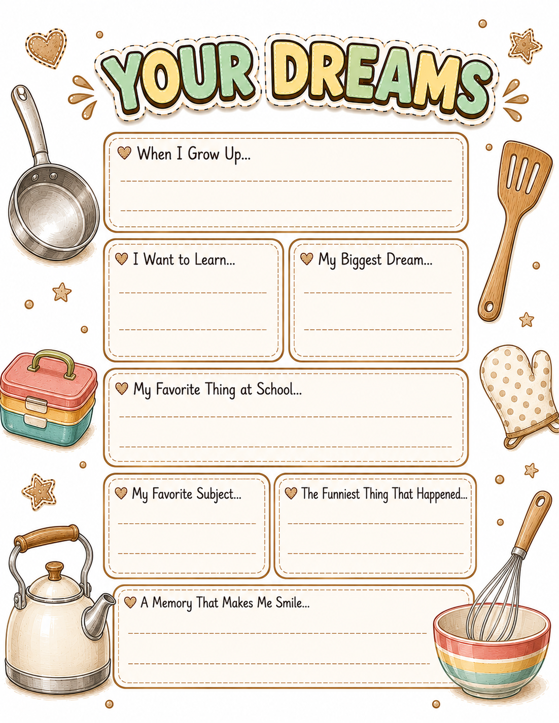 Kitchen Tools Slambook page 6