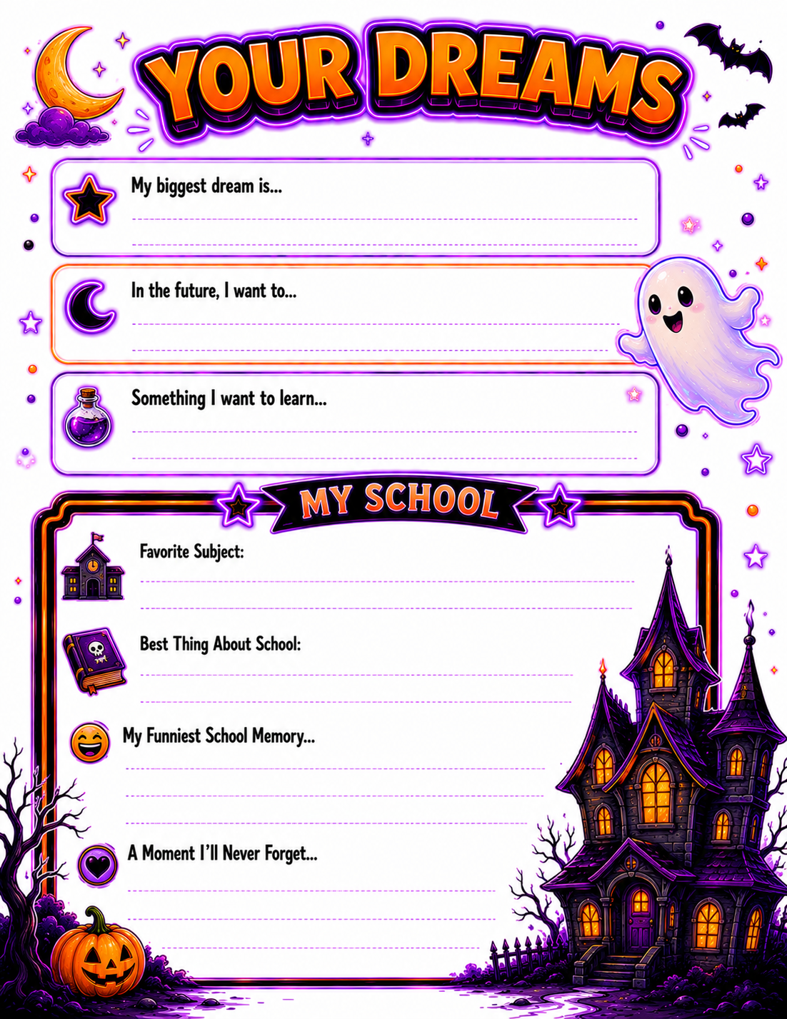 Neon Pop Slambook page 6