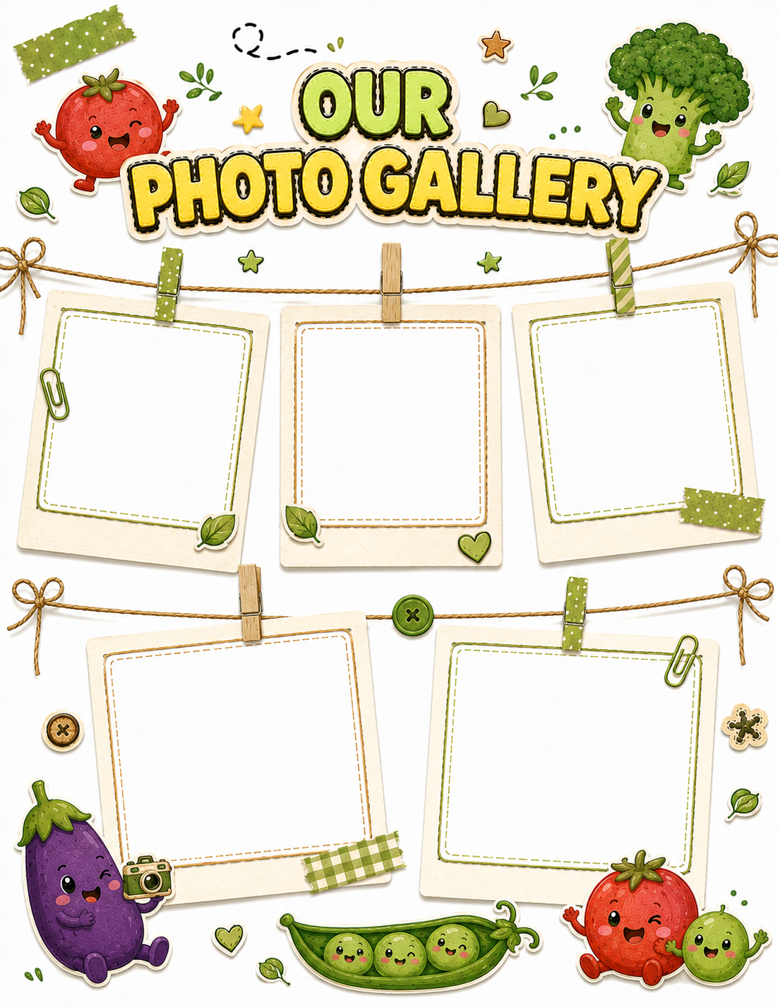 Vegetables Slambook page 7