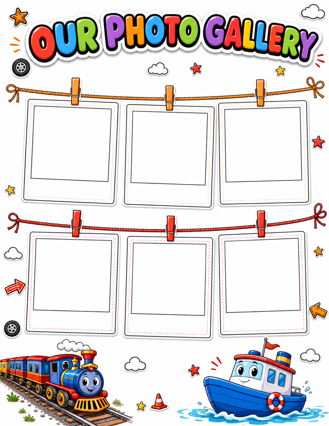 Cute Pastel Cartoon Slambook page 7