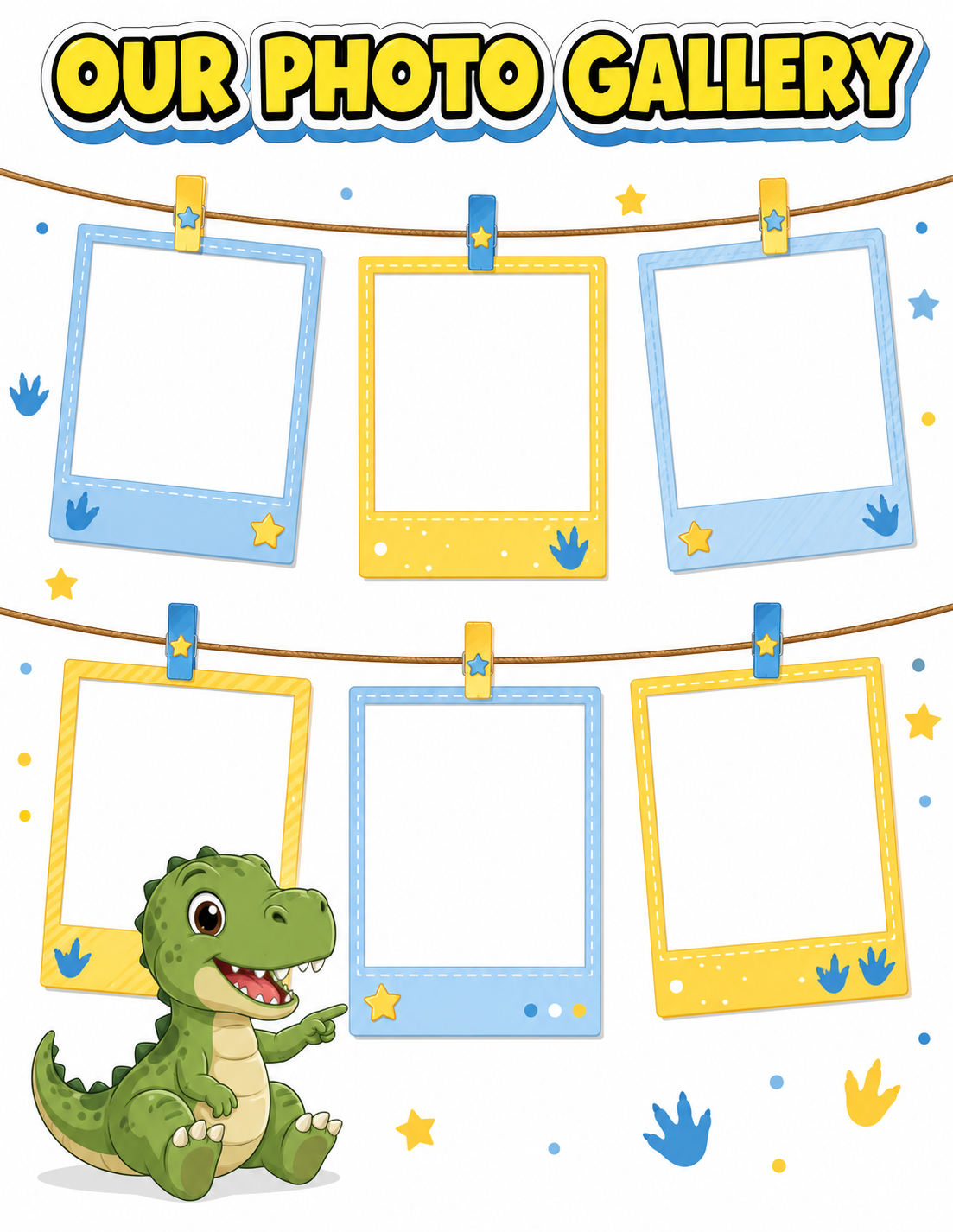 Cute Pastel Cartoon Slambook preview page 07