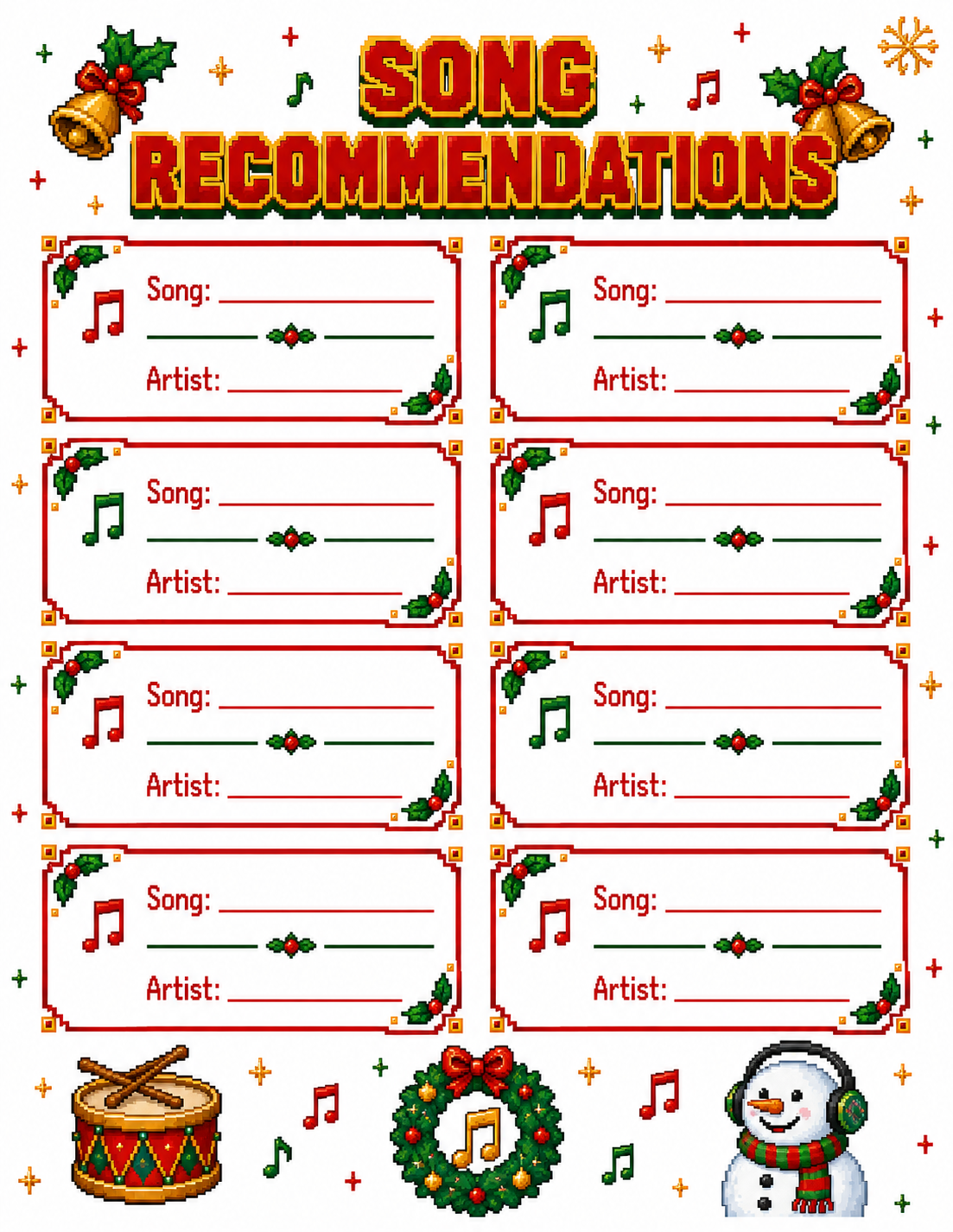 Pixel Art Slambook page 8