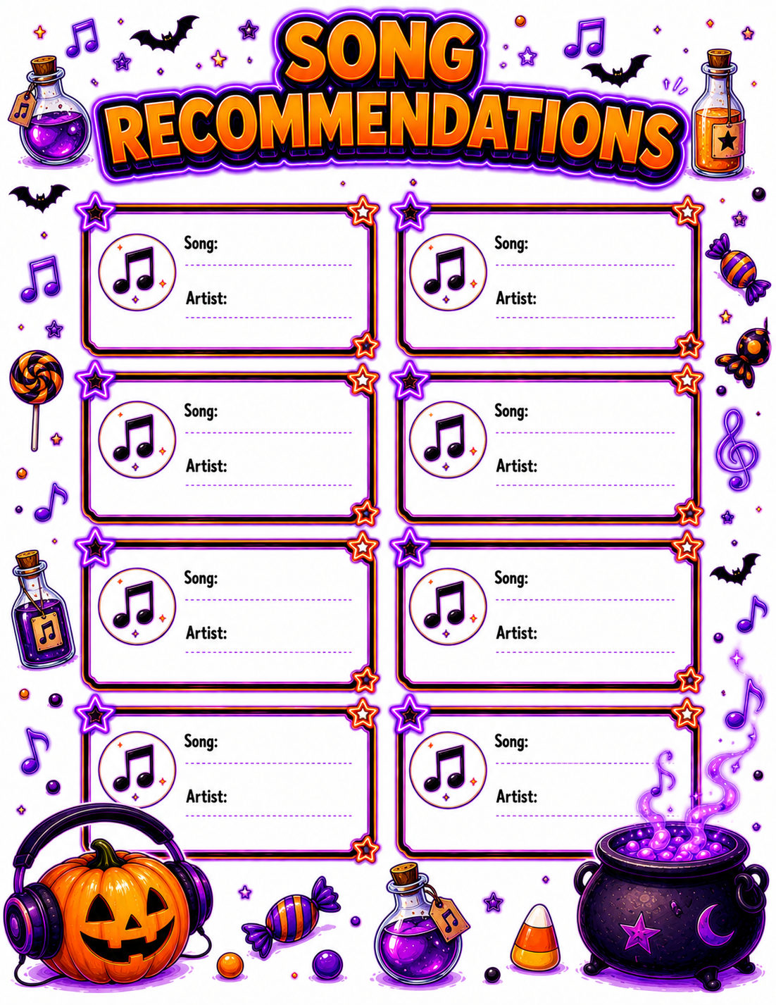 Neon Pop Slambook page 8