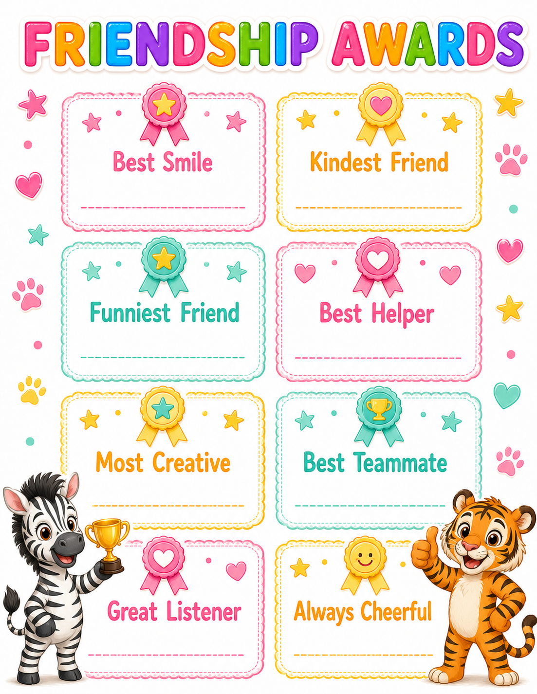 Chibi / Anime Cute Slambook preview page 09