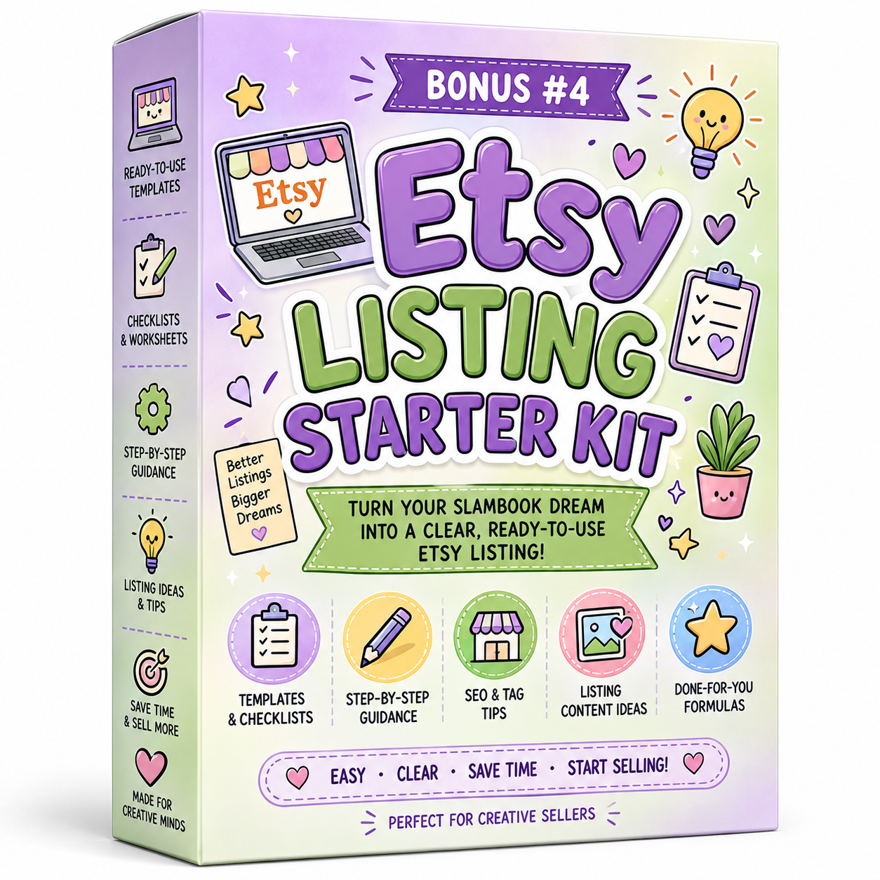 Etsy Listing Starter Kit bonus mockup