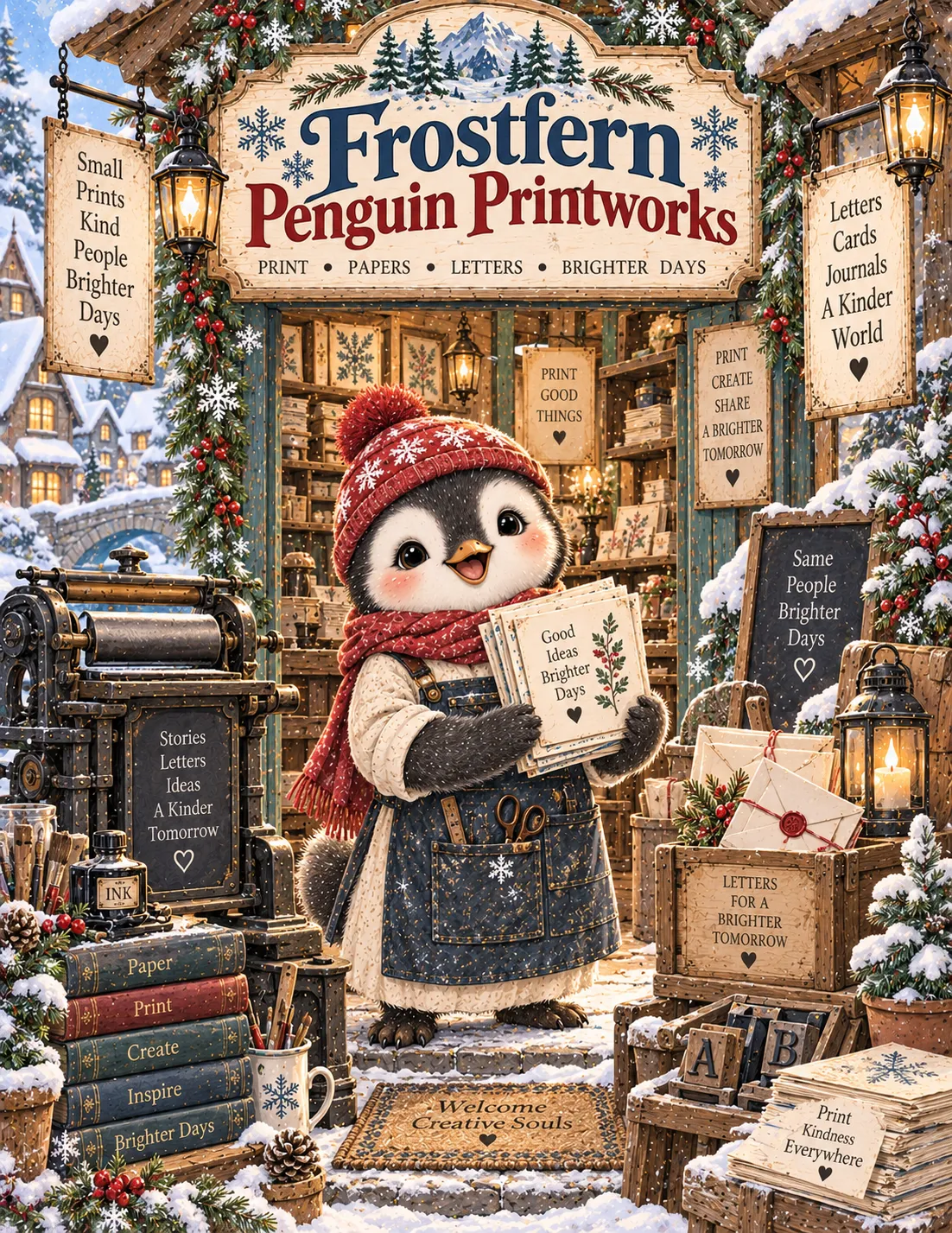 Frostfern Penguin Printworks