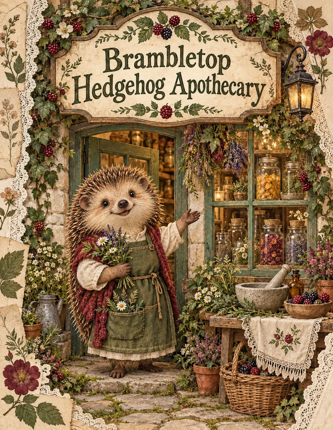 Brambletop Hedgehog Apothecary